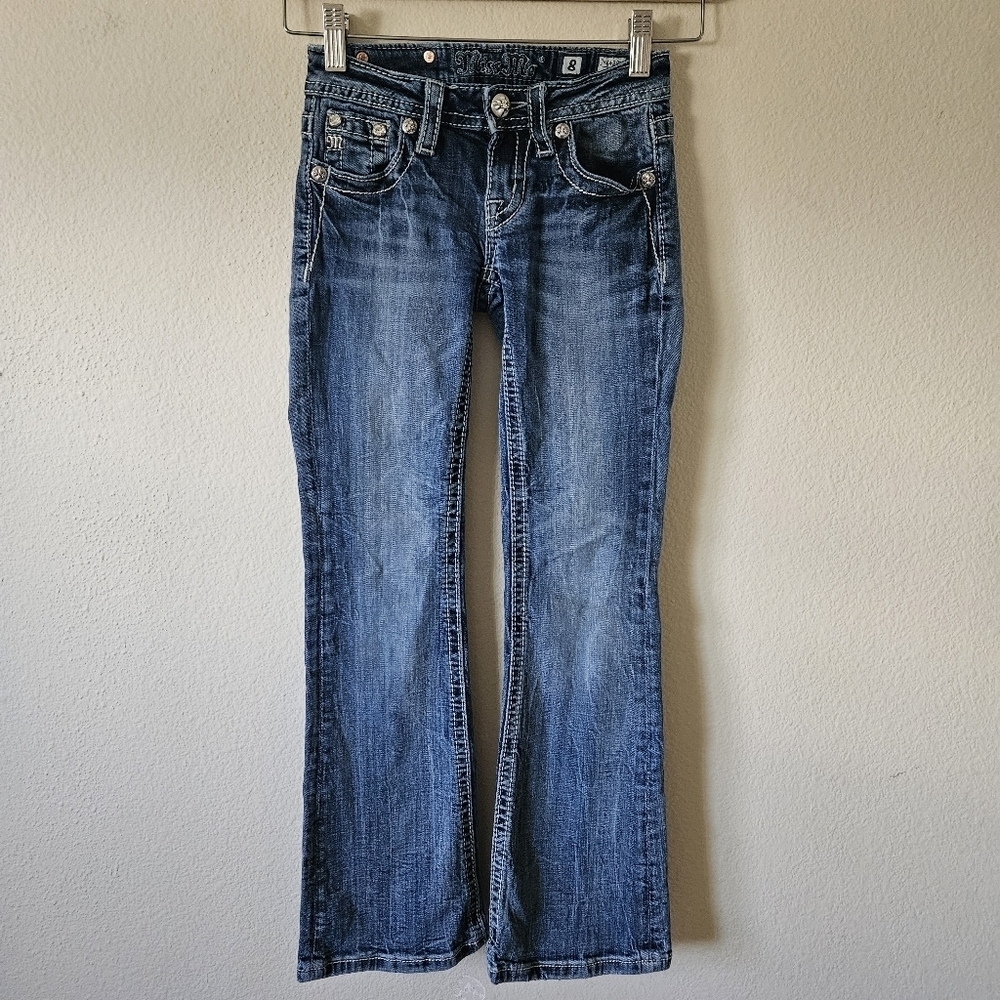 Big Kid Miss Me Boot Jeans 8